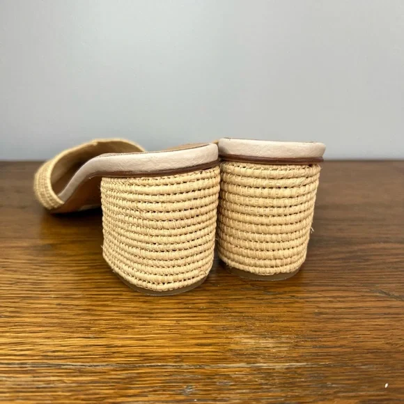 EUC Le Mogador Size 39 (Size 9) • Tan Jute Lapa Mule Slides Tuckernuck. - Picture 5 of 7
